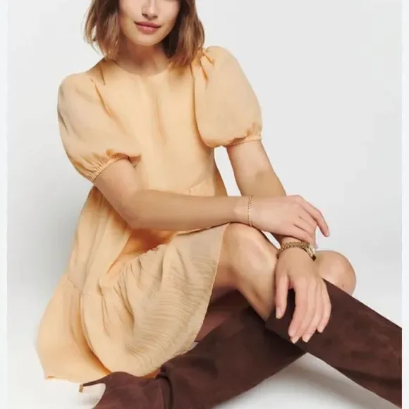 Reformation Estate Dress in Zest - Picture 3 of 8